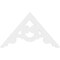 Ekena Millwork Pitch Robin Architectural Grade PVC Gable Pediment, 36"W x 21"H x 1"P (14/12) GPP036X021X100ROB - alternate 3